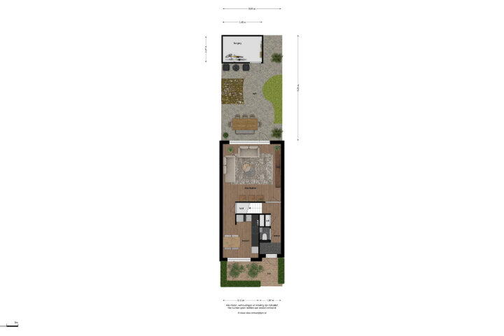 Plattegrond – Gentiaanblauwtje 23, Breda