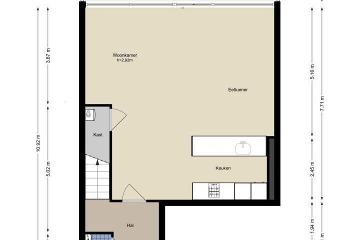 Plattegrond – George Gershwinlaan 121, Amsterdam