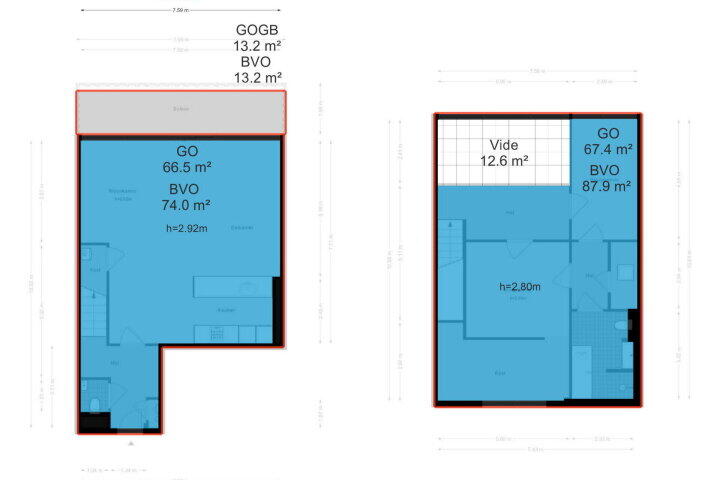 Plattegrond – George Gershwinlaan 121, Amsterdam