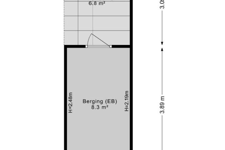 Plattegrond – George Martensstraat 18, Groningen