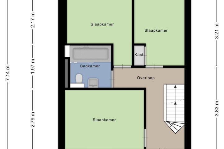 Plattegrond – Gerard Doulaan 33, Amstelveen