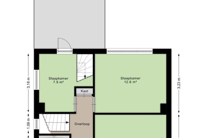 Plattegrond – Gerard Doustraat 3, Rucphen