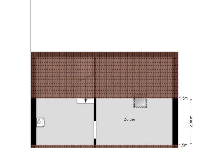 Plattegrond – Gerard Doustraat 3, Rucphen