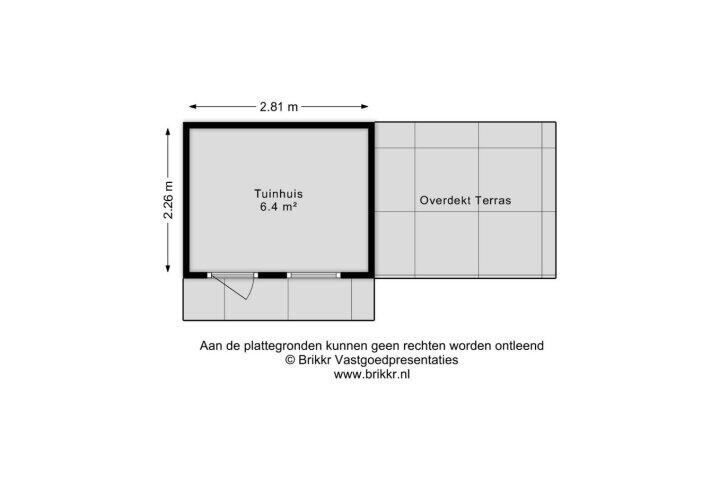 Plattegrond – Gerard Doustraat 3, Rucphen