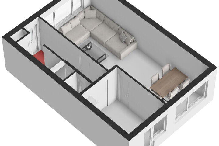 Plattegrond – Gerard Doustraat 5, Beringe