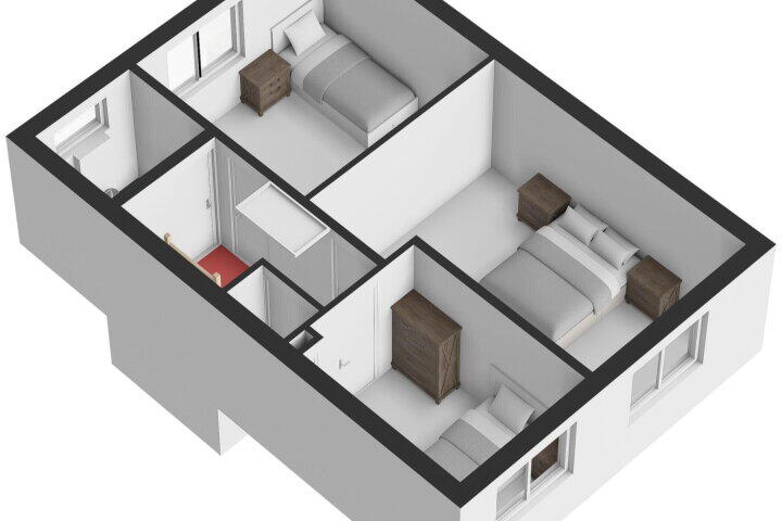 Plattegrond – Gerard Doustraat 5, Beringe