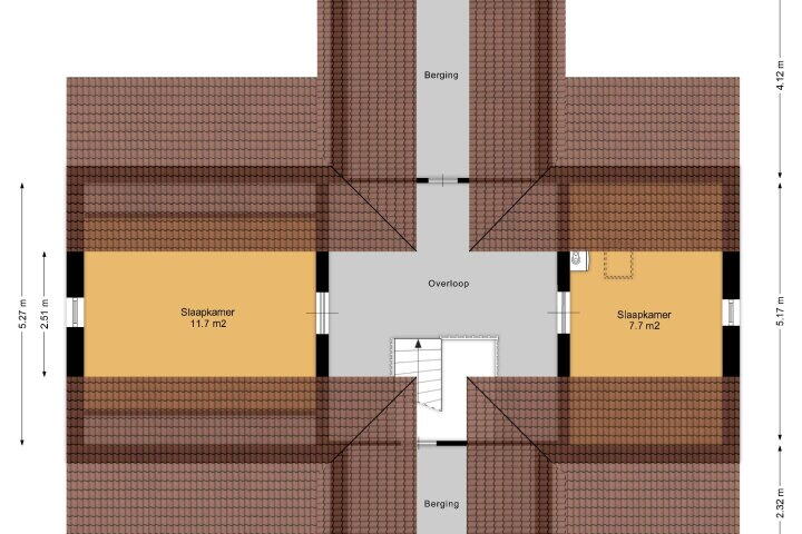Plattegrond – Gerard Doustraat 1, Ommen