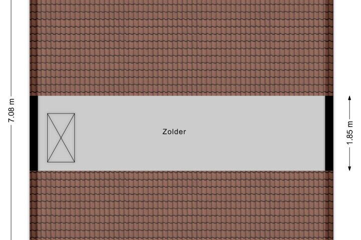 Plattegrond – Gerard Doustraat 1, Ommen