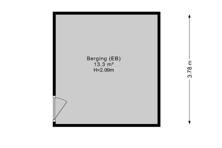 Plattegrond – Gerard Doustraat 53, Assen