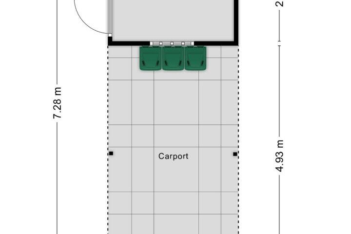 Plattegrond – Gerard ter Borchstraat 31, Roosendaal