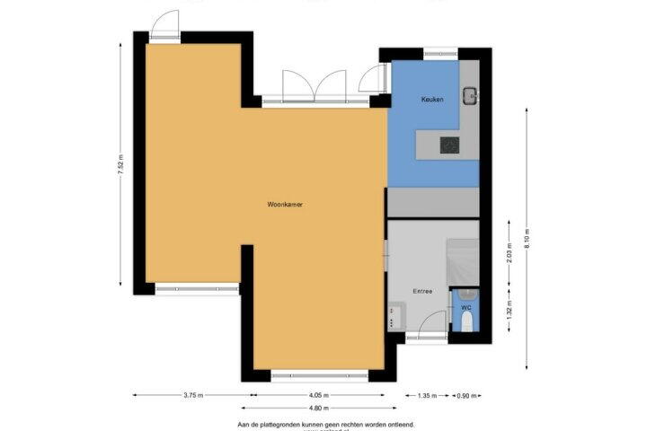 Plattegrond – Gerardus Majellahof 4, Steenwijkerwold