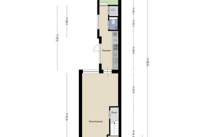 Plattegrond – Gerrit van Stellingwerfstraat 66, Amersfoort
