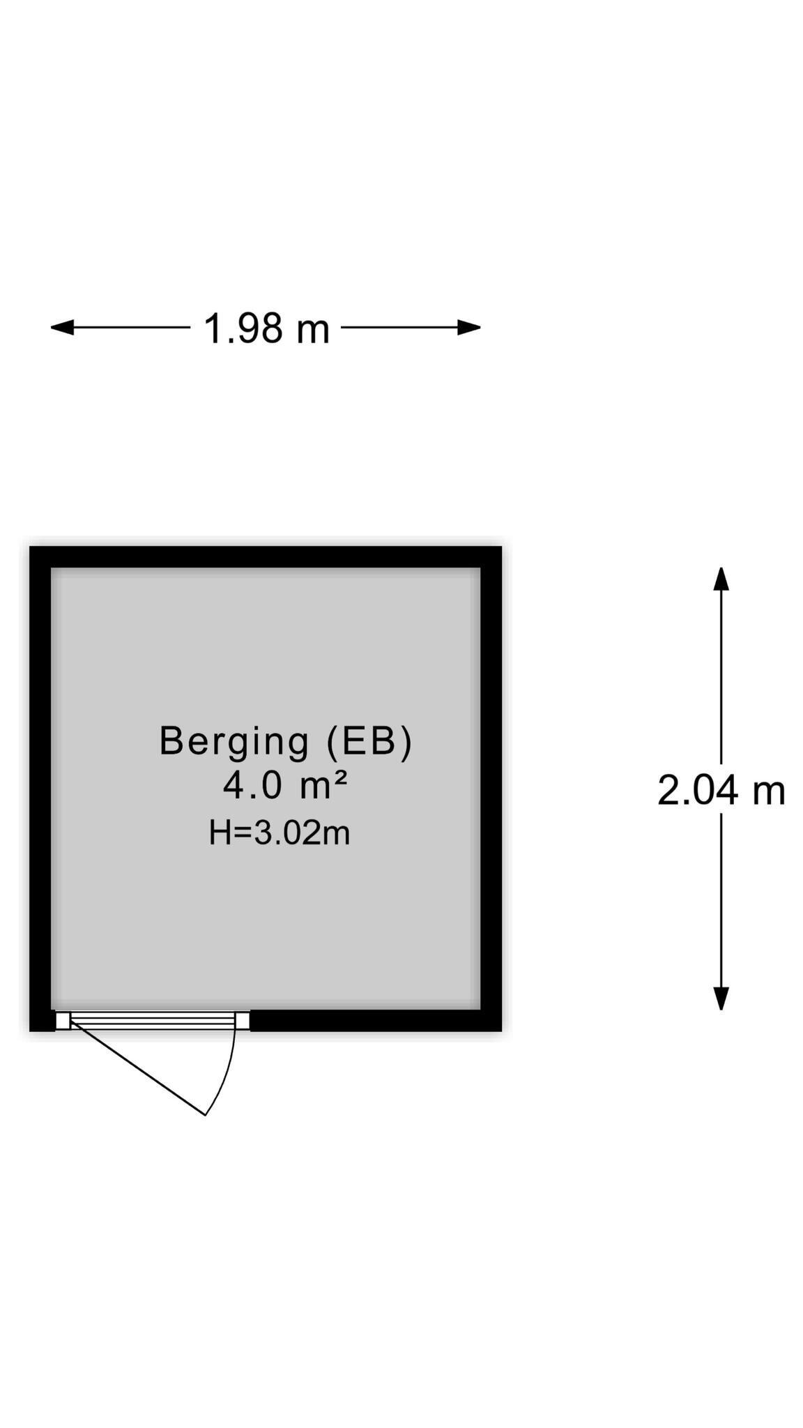 Plattegrond 2 - Geulstraat 23, Groningen