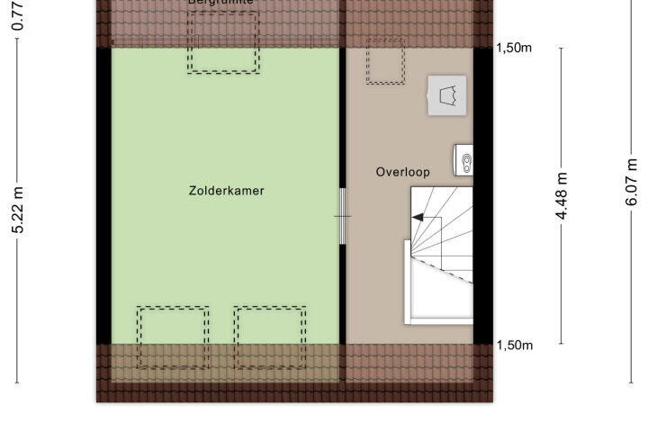 Plattegrond – Gewelf 54, Beuningen Gld
