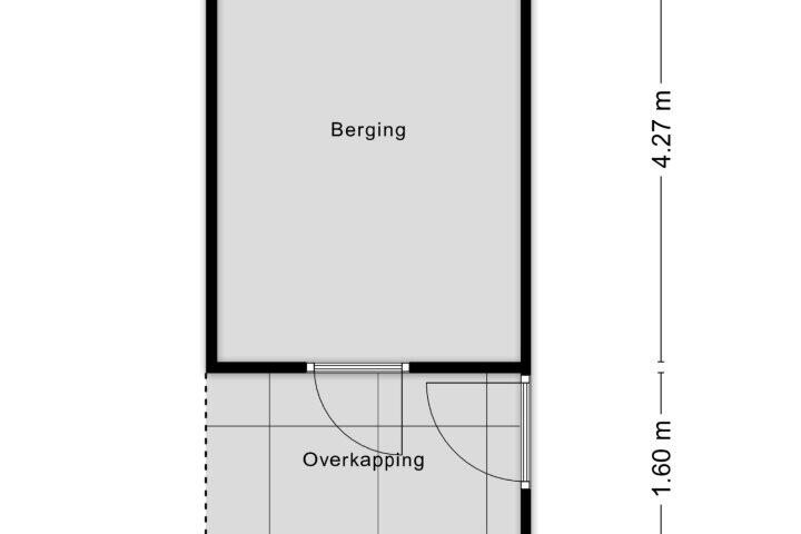 Plattegrond – Gezellelaan 100, Roosendaal