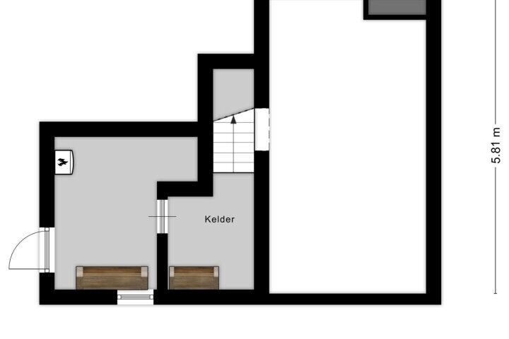 Plattegrond – Gezellelaan 16, Roosendaal