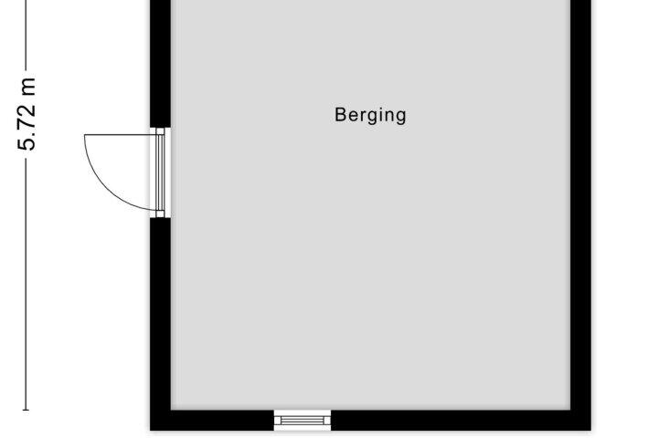 Plattegrond – Gezellelaan 16, Roosendaal