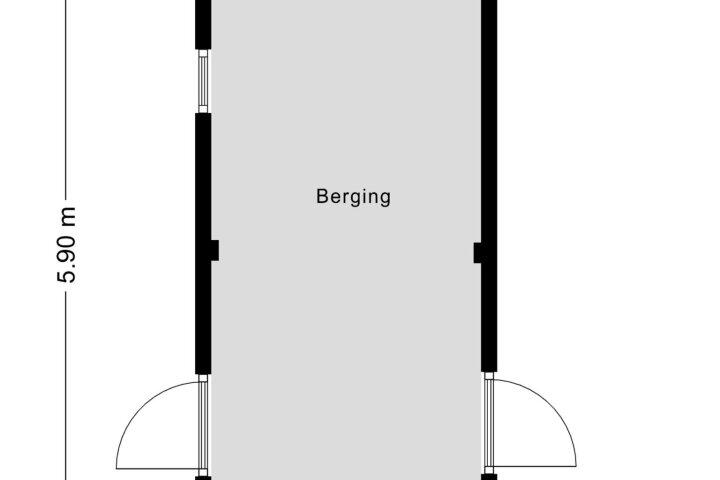 Plattegrond – Gilbert van Zinnikstraat 80, Breda