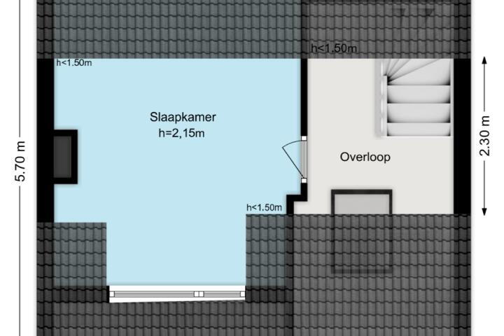 Plattegrond – Gildenweg 60, Gorinchem