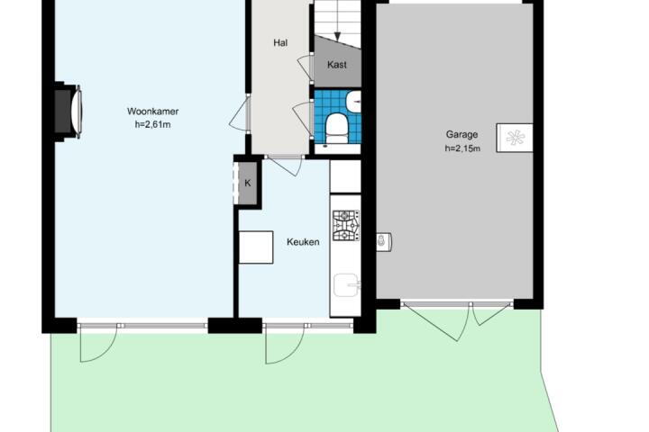 Plattegrond – Gildenweg 60, Gorinchem