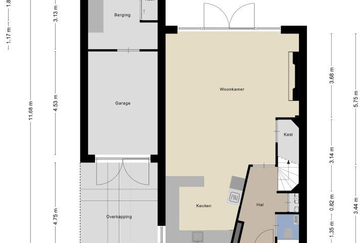 Plattegrond – Gildeplein 9 A, Nederasselt