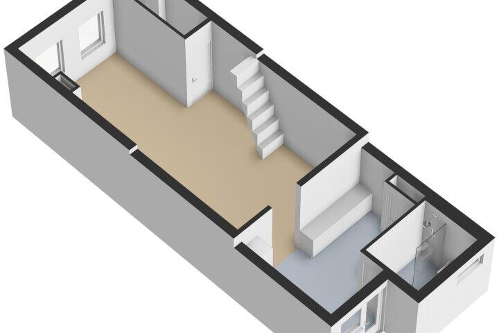 Plattegrond – Glacisstraat 76, Vlissingen