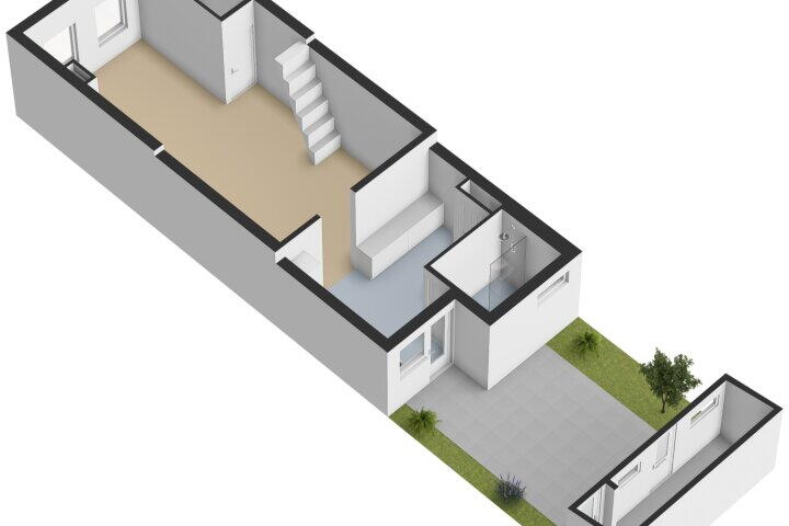 Plattegrond – Glacisstraat 76, Vlissingen