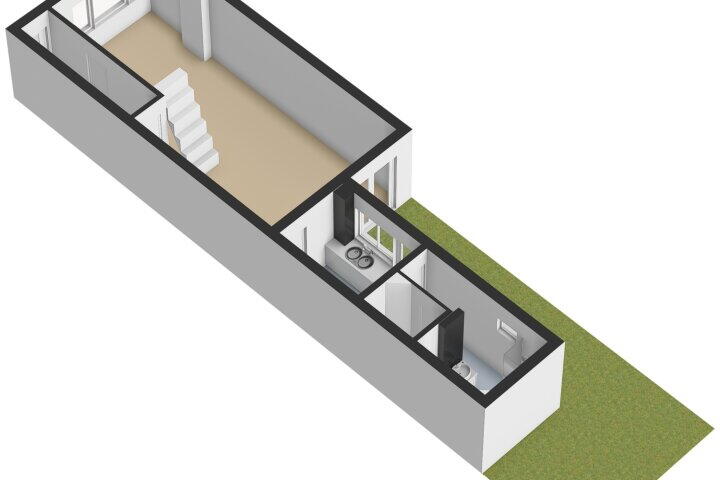 Plattegrond – Glacisstraat 116, Vlissingen