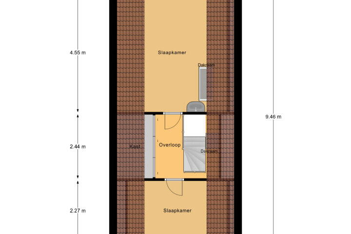 Plattegrond – Glacisstraat 116, Vlissingen