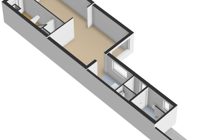 Plattegrond – Glacisstraat 144, Vlissingen