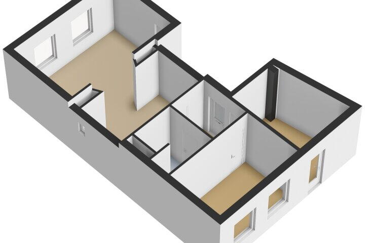 Plattegrond – Glacisstraat 15 A, Vlissingen