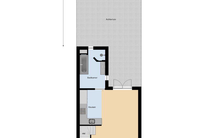 Plattegrond – Glacisstraat 48, Vlissingen