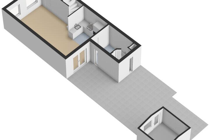Plattegrond – Glacisstraat 48, Vlissingen