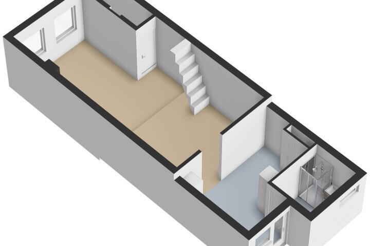 Plattegrond – Glacisstraat 76, Vlissingen