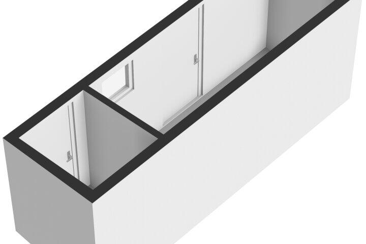 Plattegrond – Glacisstraat 76, Vlissingen