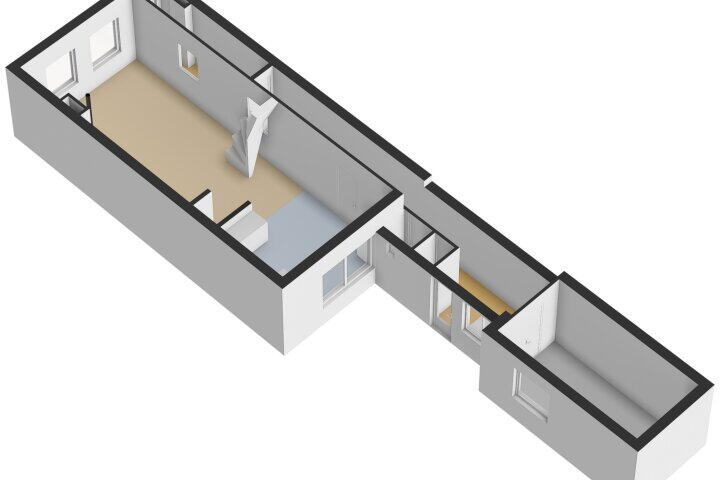 Plattegrond – Glacisstraat 89, Vlissingen
