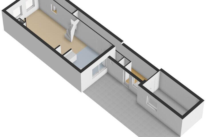 Plattegrond – Glacisstraat 89, Vlissingen