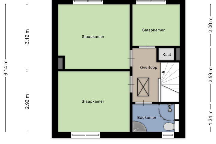 Plattegrond – Glazeniersdreef 45, Maastricht