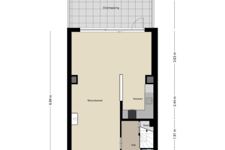 Plattegrond – Glazeniersdreef 45, Maastricht