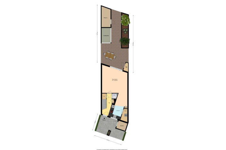 Plattegrond – Glazenmakerhof 120, Den Haag
