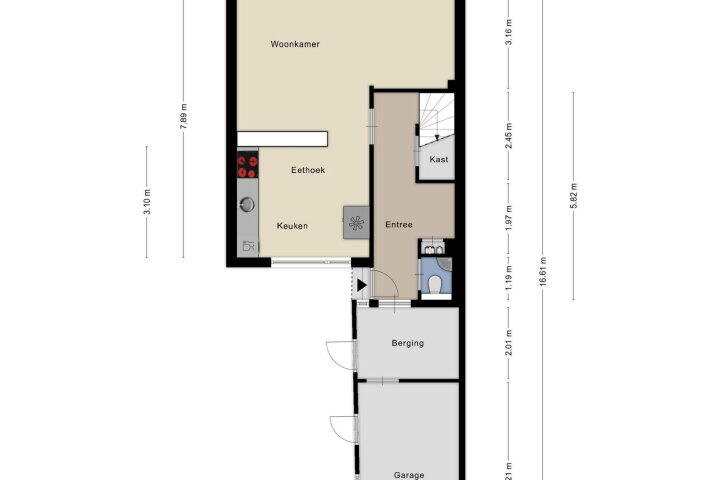 Plattegrond – Godfried Bomanslaan 21, Bladel