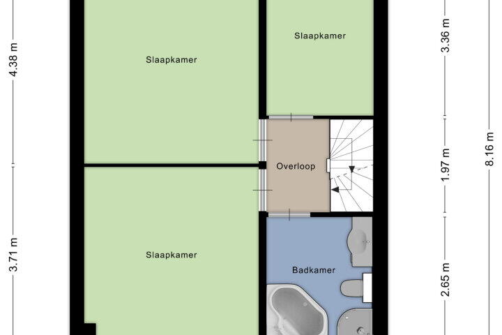 Plattegrond – Godfried Bomanslaan 21, Bladel