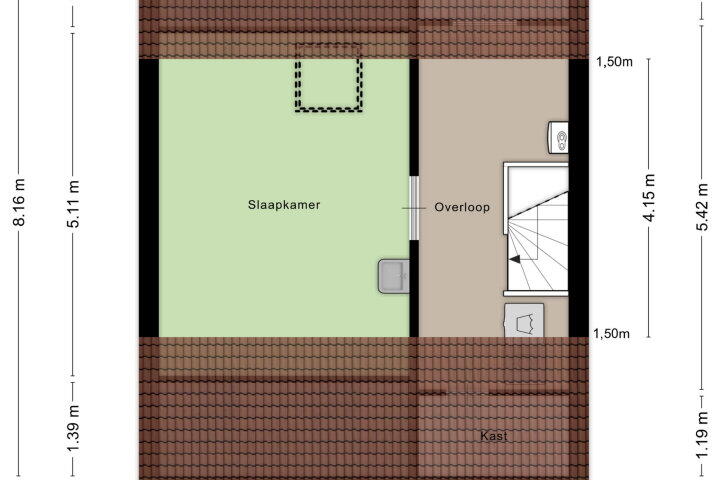 Plattegrond – Godfried Bomanslaan 21, Bladel