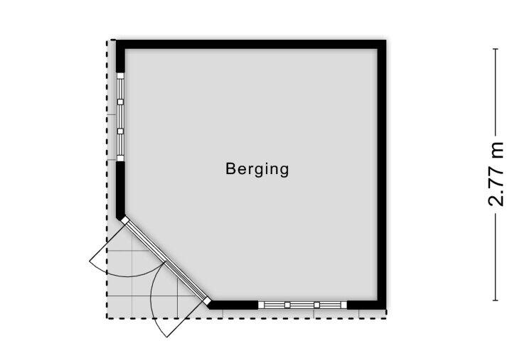 Plattegrond – Gondel 25 2, Lelystad