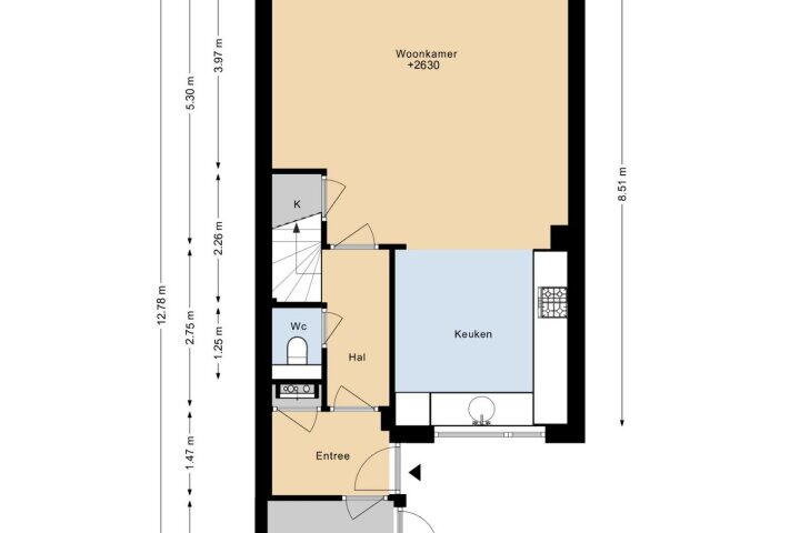 Plattegrond – Gondel 26 17, Lelystad