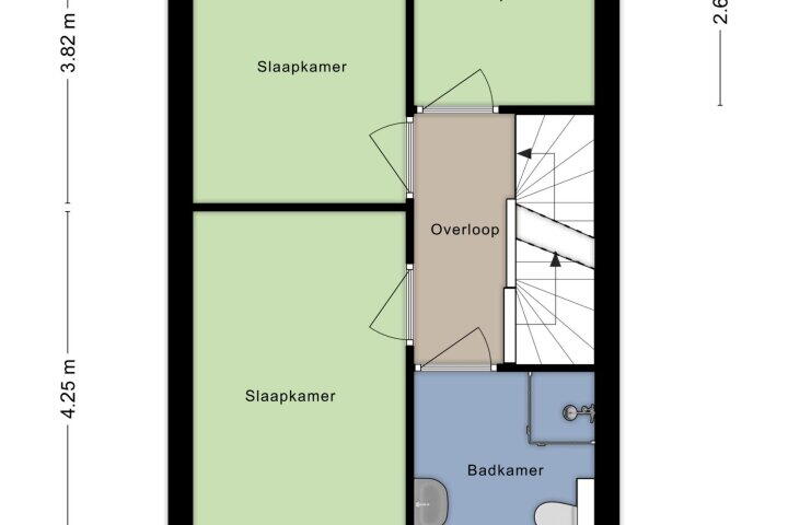 Plattegrond – Gooise Kant 106, Amsterdam