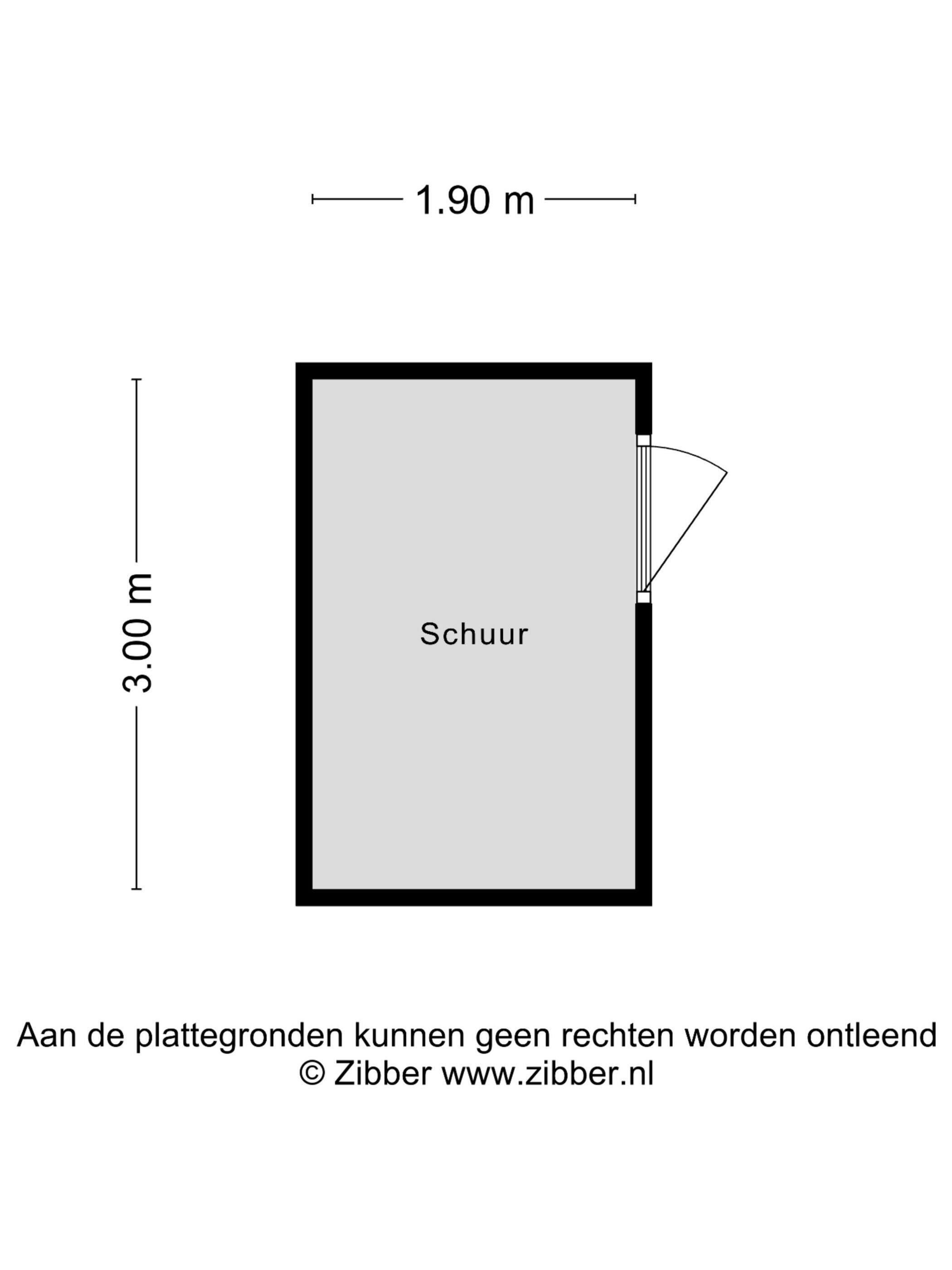 Plattegrond 7 - Gooise Kant 258, Amsterdam