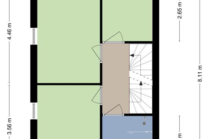 Plattegrond – Gooise Kant 258, Amsterdam