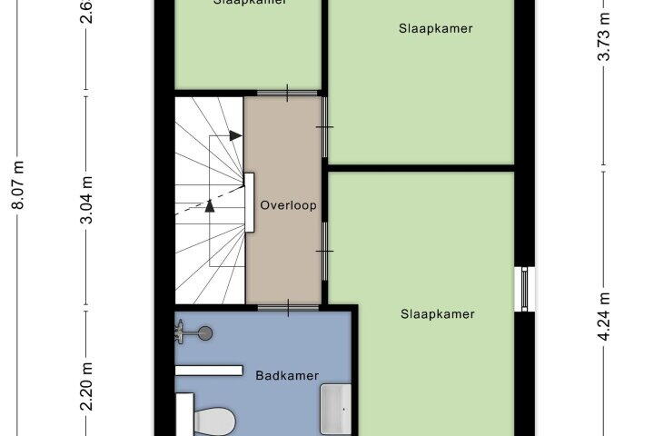 Plattegrond – Gooise Kant 298, Amsterdam