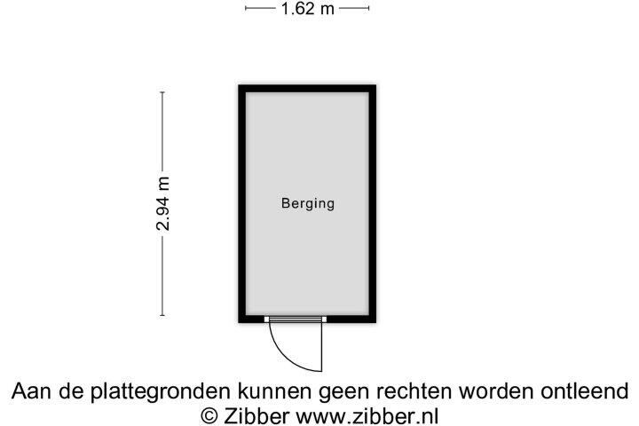 Plattegrond – Gooise Kant 298, Amsterdam